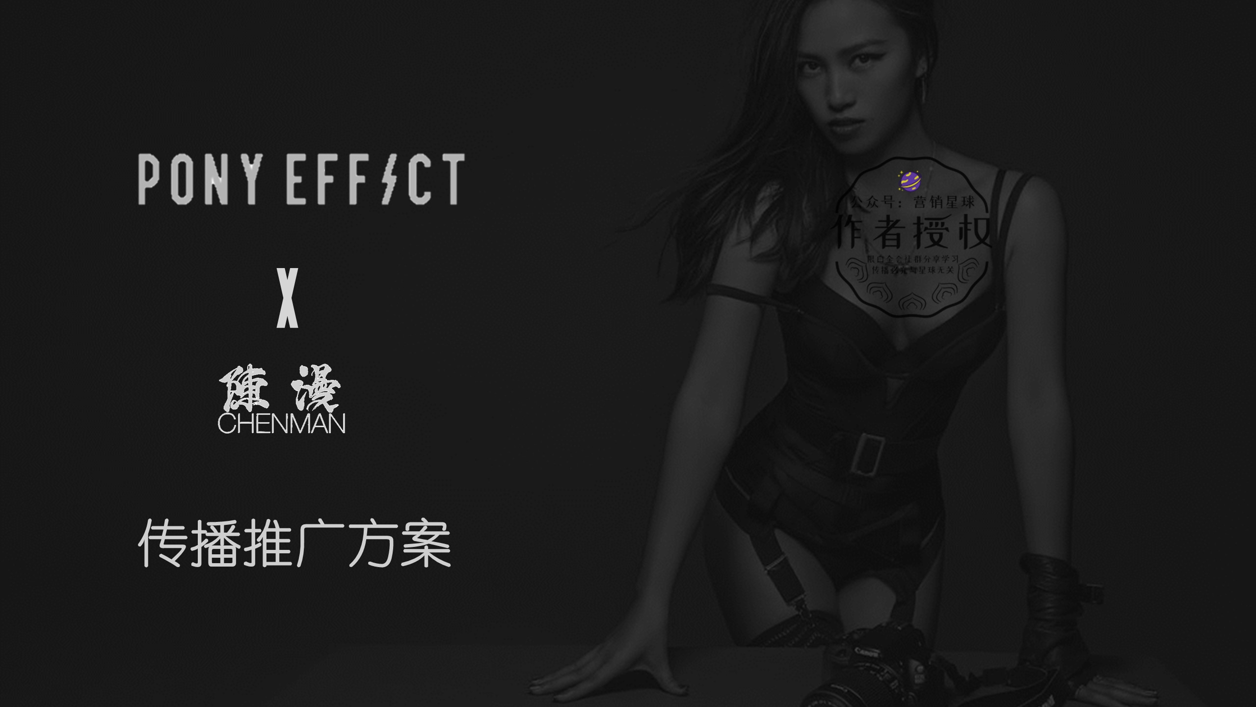 PonyEffect陈漫传播推广方案