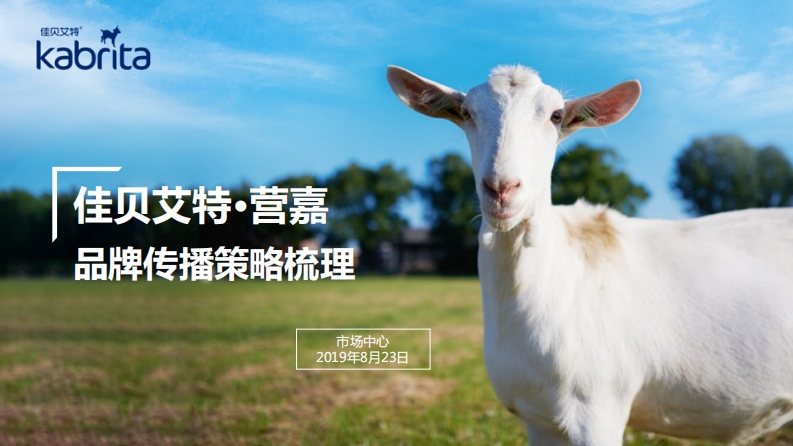 营嘉奶粉品牌传播策略梳理